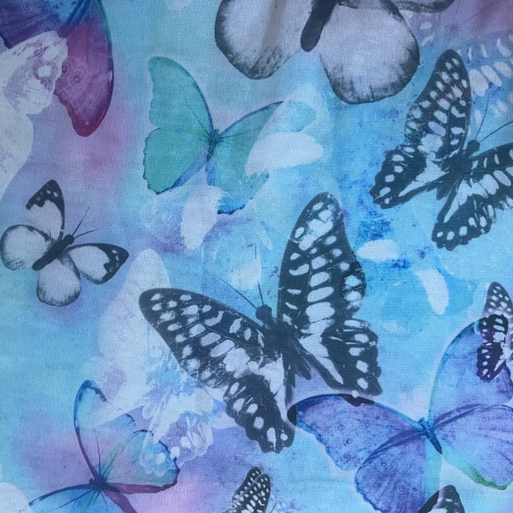 Justice Paris T-shirt with butterflies Girls size 20 plus size - Picture 5 of 5